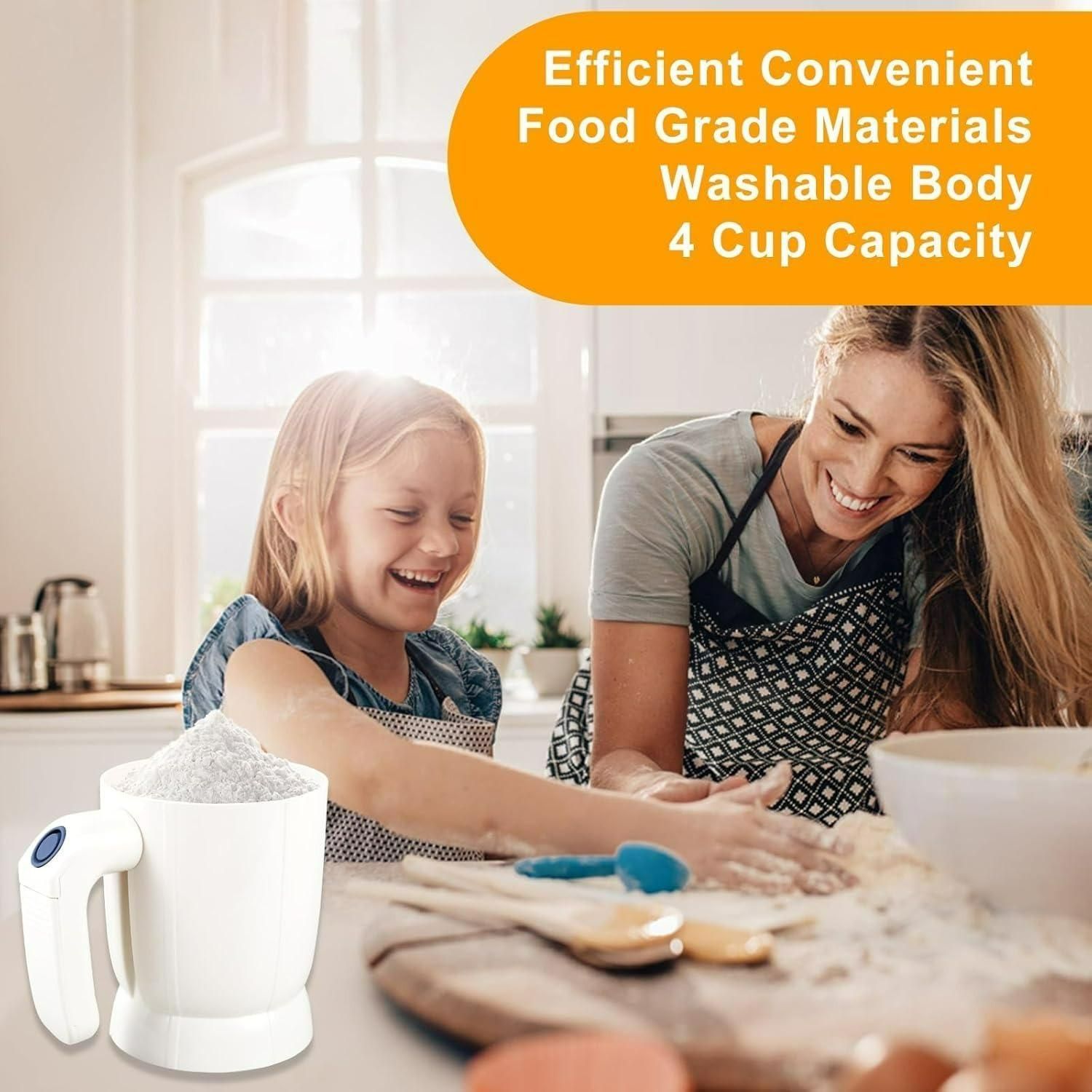 MINIMAL™Battery Operated Electric Flour Sifter
