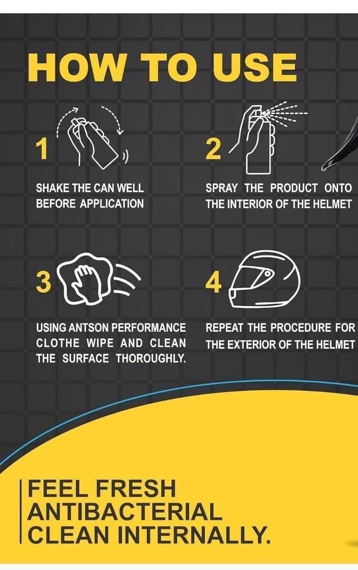 MINIMAL™Helmet Disinfecting 200 ml Pack of 1