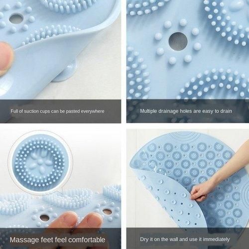 MINIMAL™Bathroom Mat- Silicone Non Slip Round Bathroom Mat(Assorted Color)