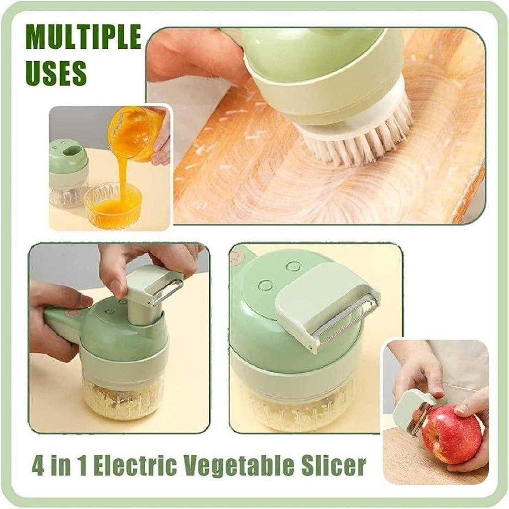 MINIMAL™4 in 1 Portable Electric Vegetable Cutter Set