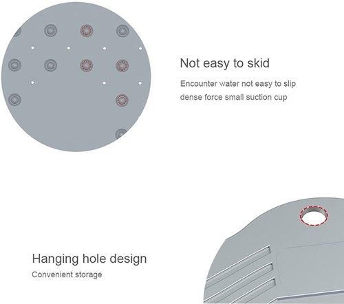 MINIMAL™Bathroom Mat- Silicone Non Slip Round Bathroom Mat(Assorted Color)