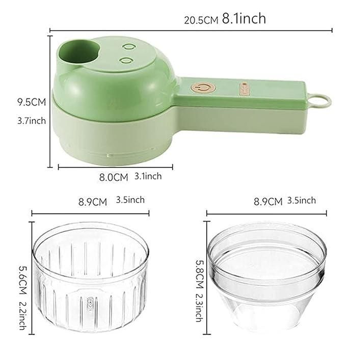 MINIMAL™4 in 1 Portable Electric Vegetable Cutter Set