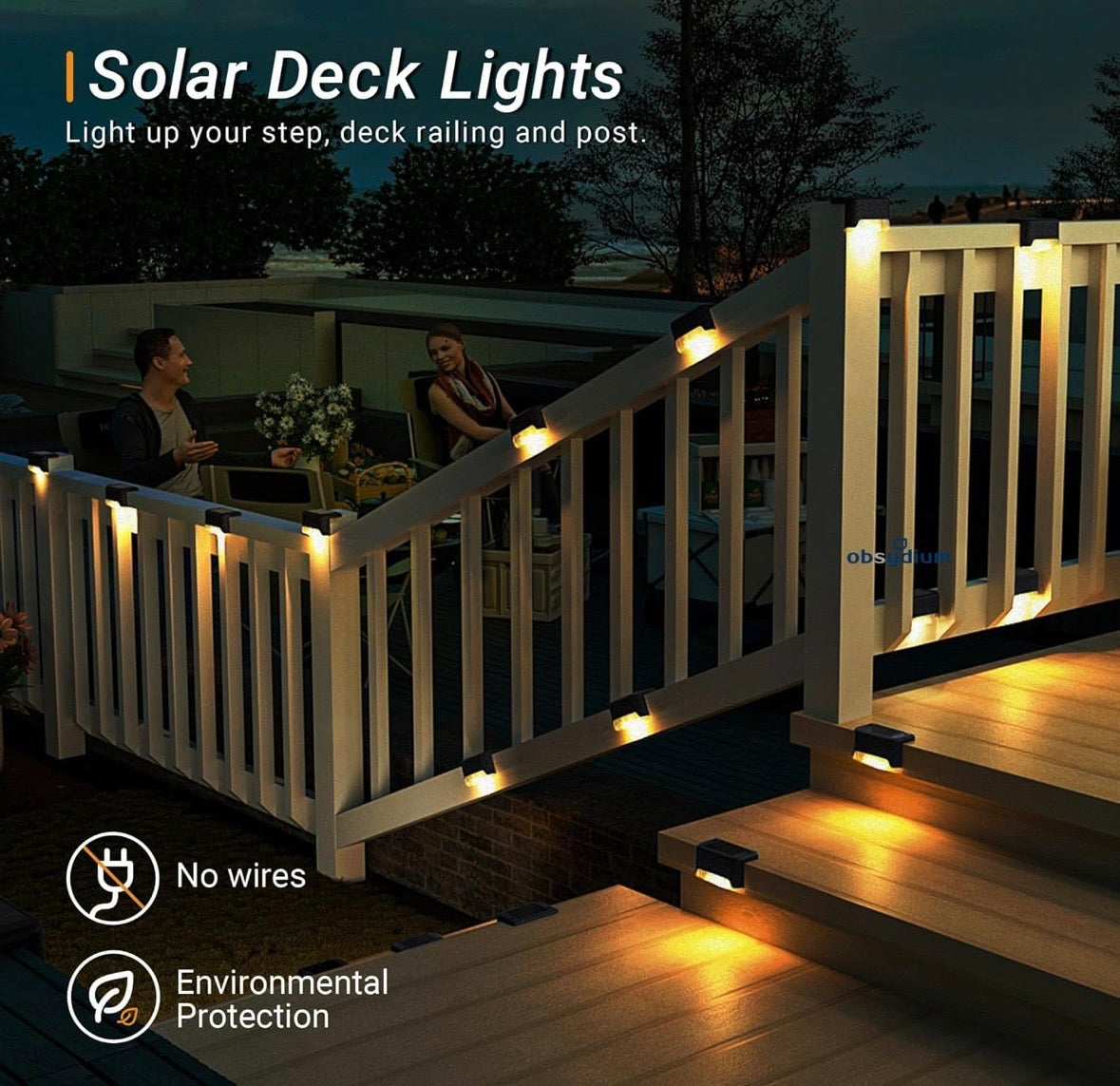 MINIMAL™Solar Deck Lights Outdoor
