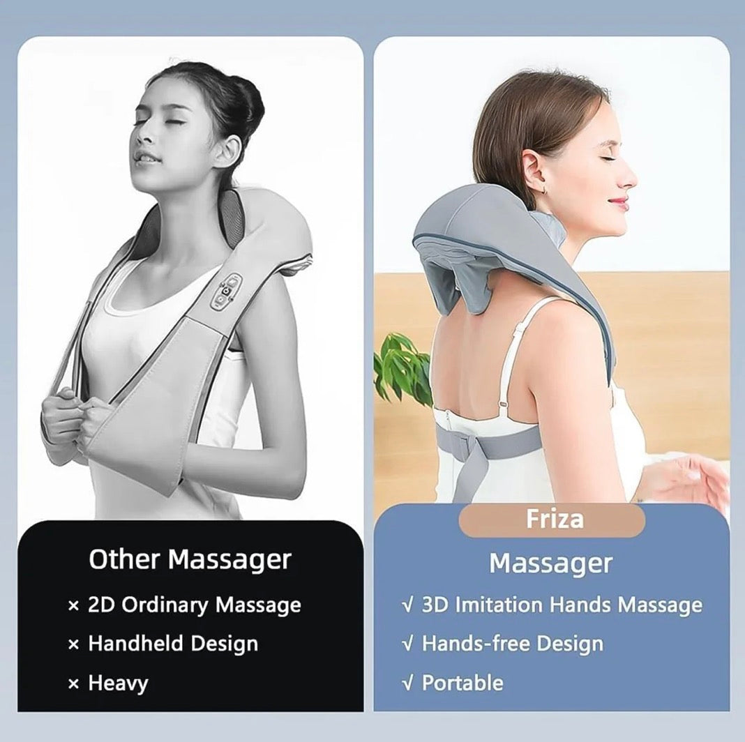 Neck & Shoulder Massagers with Heat, Electric Rechargeable (1 Pc)