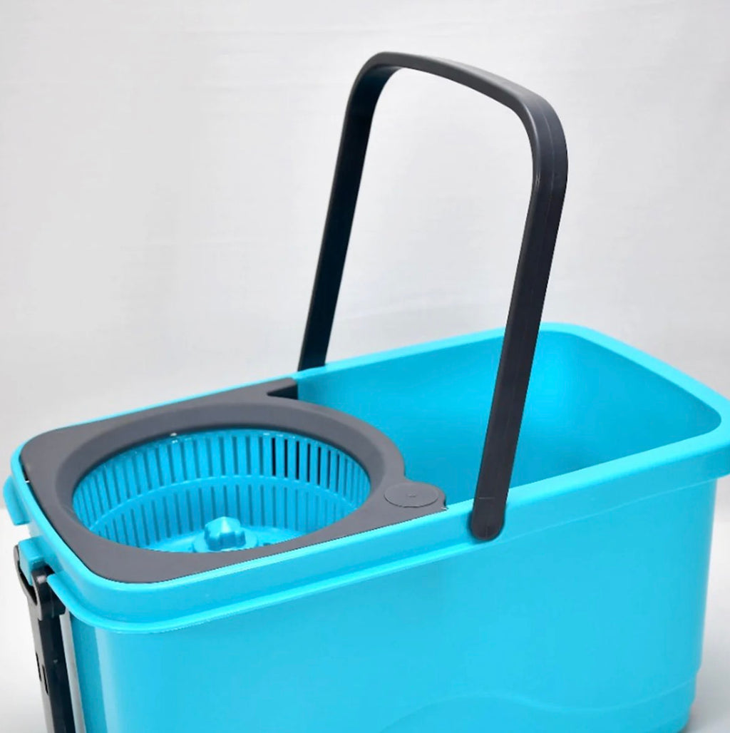 Quick Spin Mop Plastic spin, Bucket Floor Cleaning, Easy Wheels & Big Bucket, Floor Cleaning Mop with Bucket