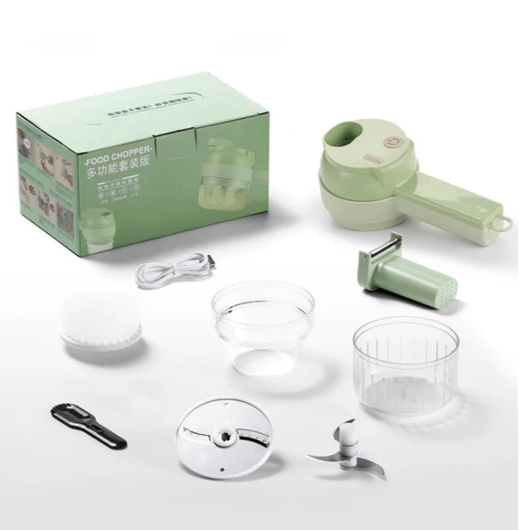 MINIMAL™4 in 1 Portable Electric Vegetable Cutter Set