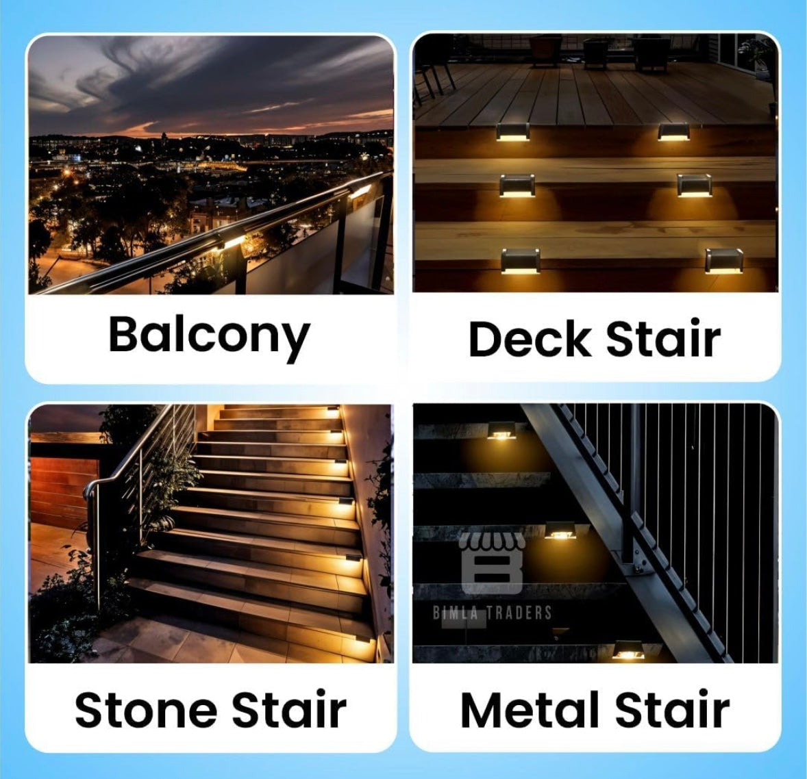 MINIMAL™Solar Deck Lights Outdoor