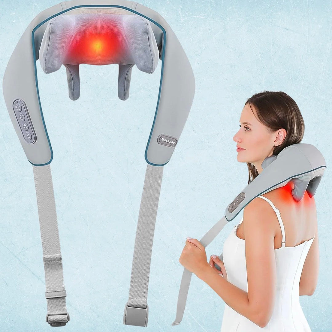 Neck & Shoulder Massagers with Heat, Electric Rechargeable (1 Pc)