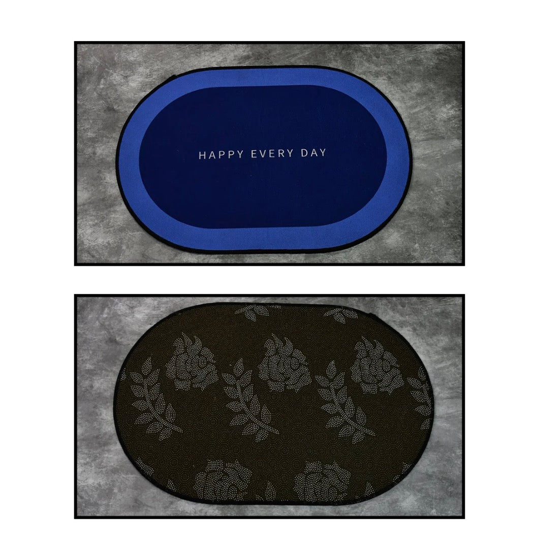 Mat, Super Absorbent Floor Mat, Bath Mat, Soft Carpet, Slip-Resistant Bathing Room Rug Floor Door Mat, Instant Drying Mat, Bathroom Rug, Absorbent Bath Mat