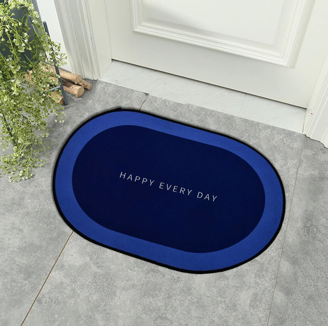 Mat, Super Absorbent Floor Mat, Bath Mat, Soft Carpet, Slip-Resistant Bathing Room Rug Floor Door Mat, Instant Drying Mat, Bathroom Rug, Absorbent Bath Mat