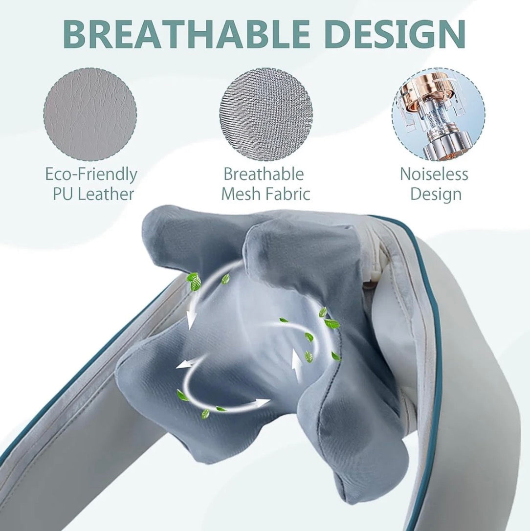 Neck & Shoulder Massagers with Heat, Electric Rechargeable (1 Pc)