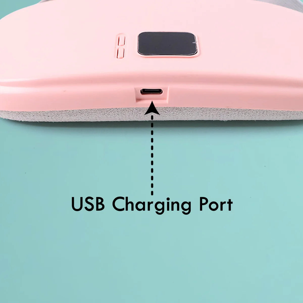 Rechargeable Smart Warm Palace Belt, Period Massager (1 Pc)