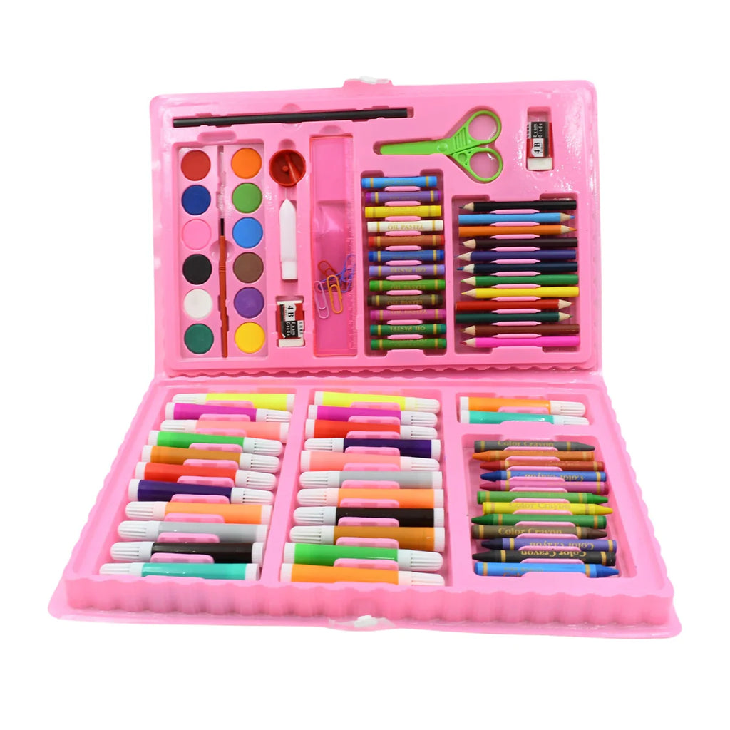 17978 Art Set Kids Art Supplies Coloring Case Kit Painting & Drawing Sets for Kids Boys Girls Gifts Toys Age 4 & Above - Mix Colors, Kids Colorful Bag (86 Pcs Set)