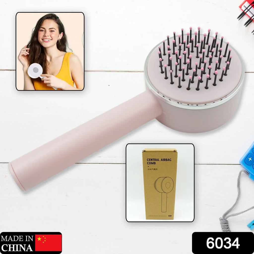 Air Cushion Massage Brush with Long Handle & Self-Cleaning Detangling Comb, Hair accessories